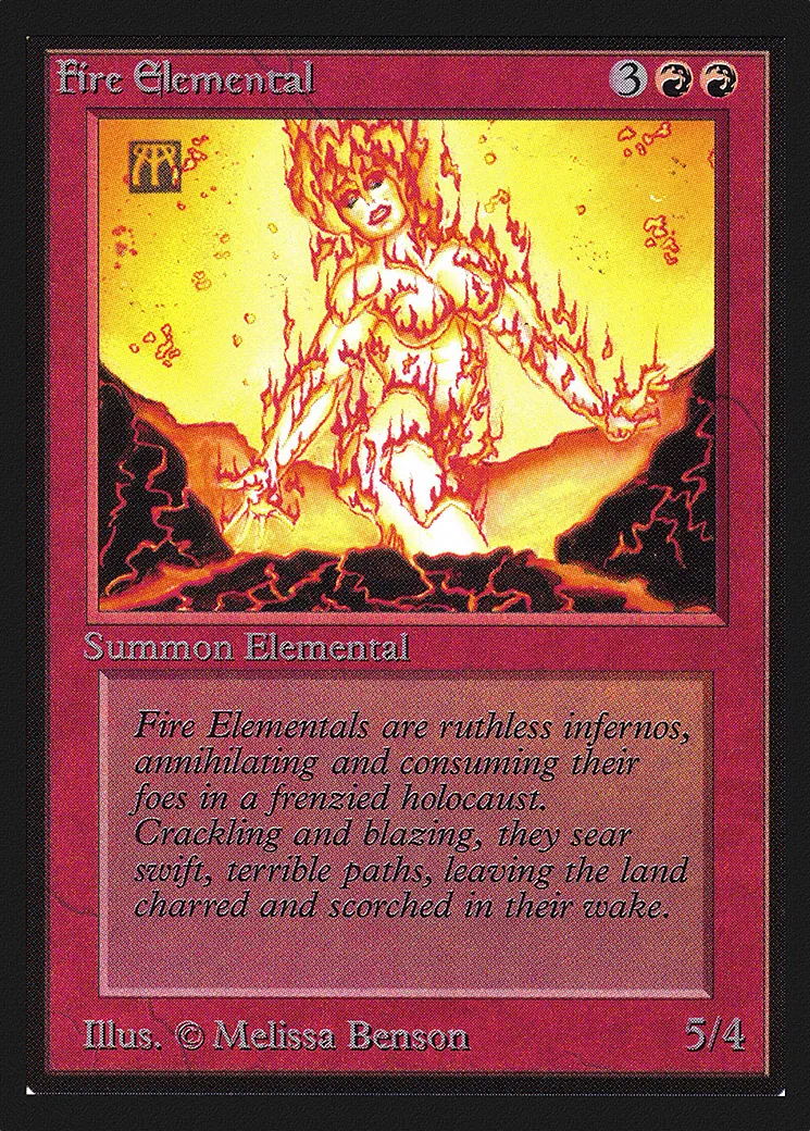 Élémental de feu from Collectors' Edition - Magic: The Gathering