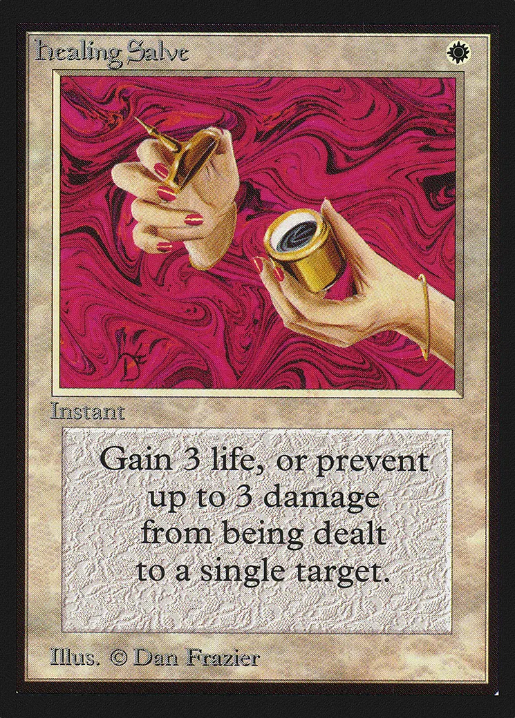 Healing Salve — Collectors' Edition — Magic: The Gathering