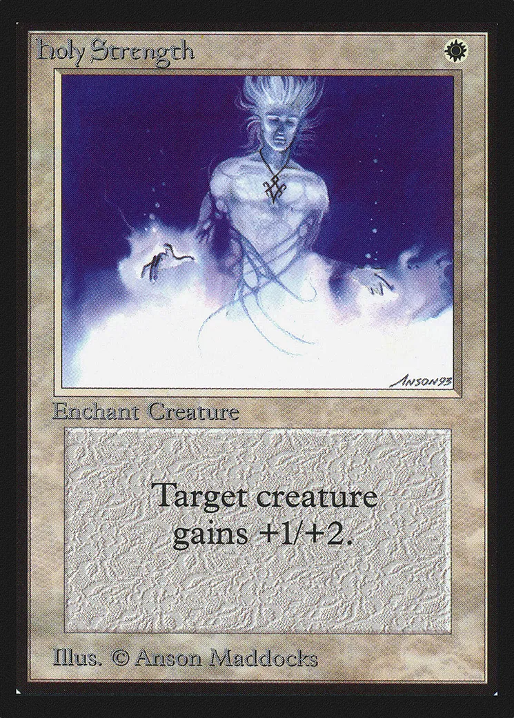 Holy Strength — Collectors' Edition — Magic: The Gathering