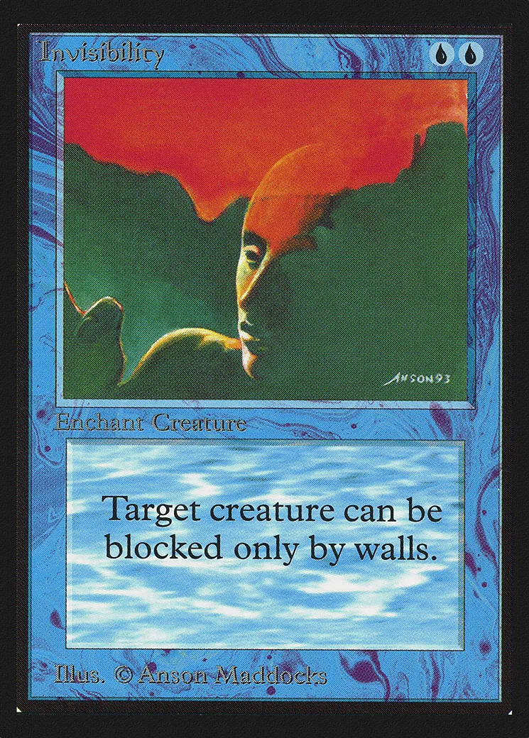 Invisibility — Collectors' Edition — Magic: The Gathering