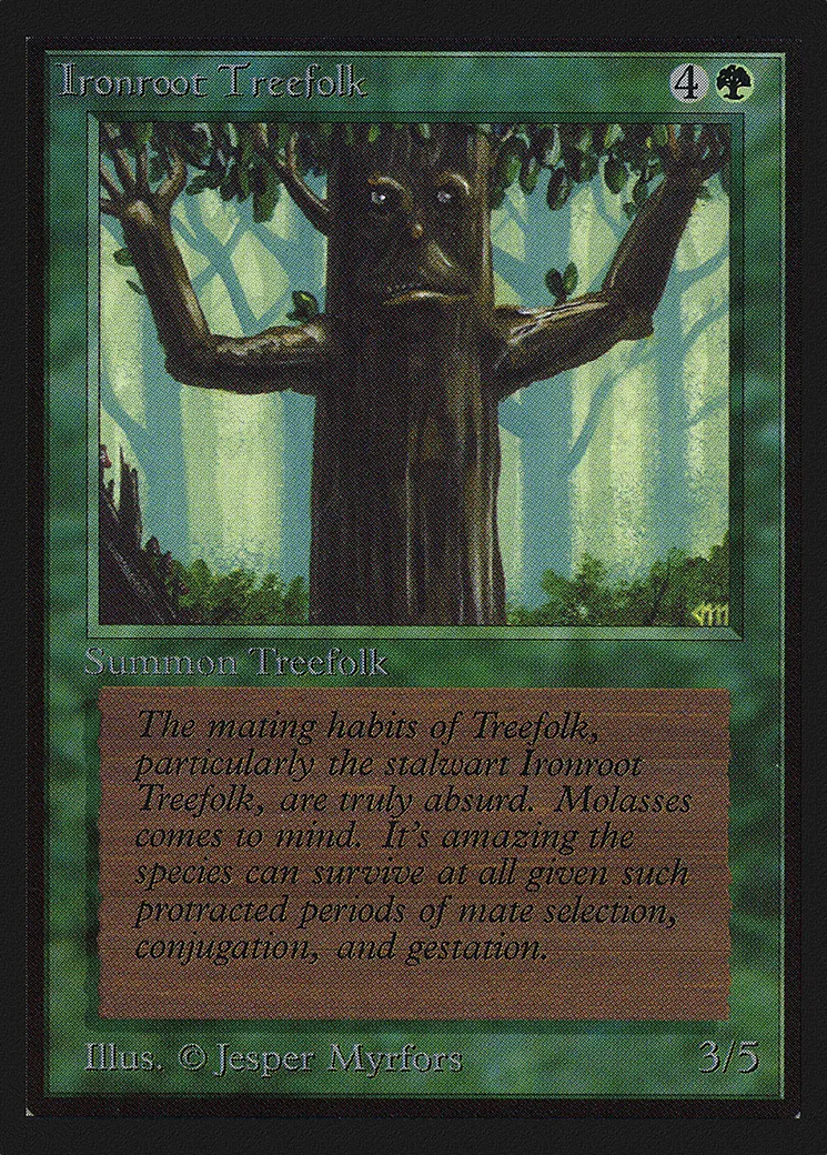 Ironroot Treefolk — Collectors' Edition — Magic: The Gathering