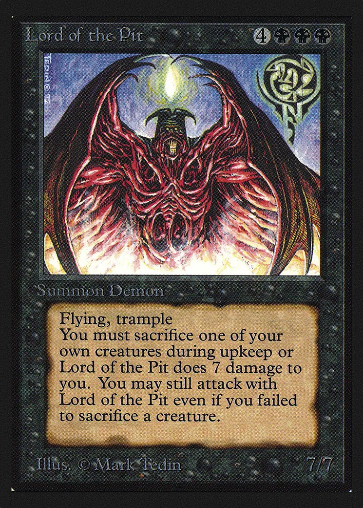 Lord of the Pit — Collectors' Edition — Magic: The Gathering