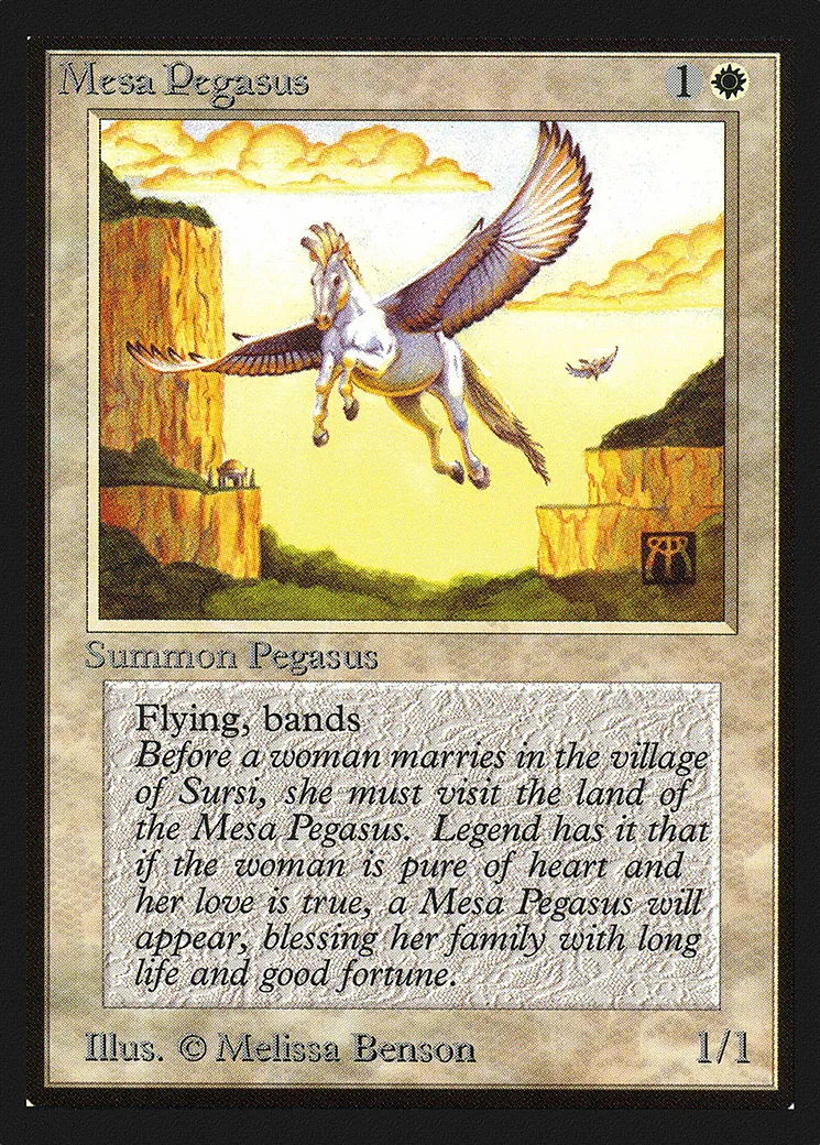 Mesa Pegasus — Collectors' Edition — Magic: The Gathering