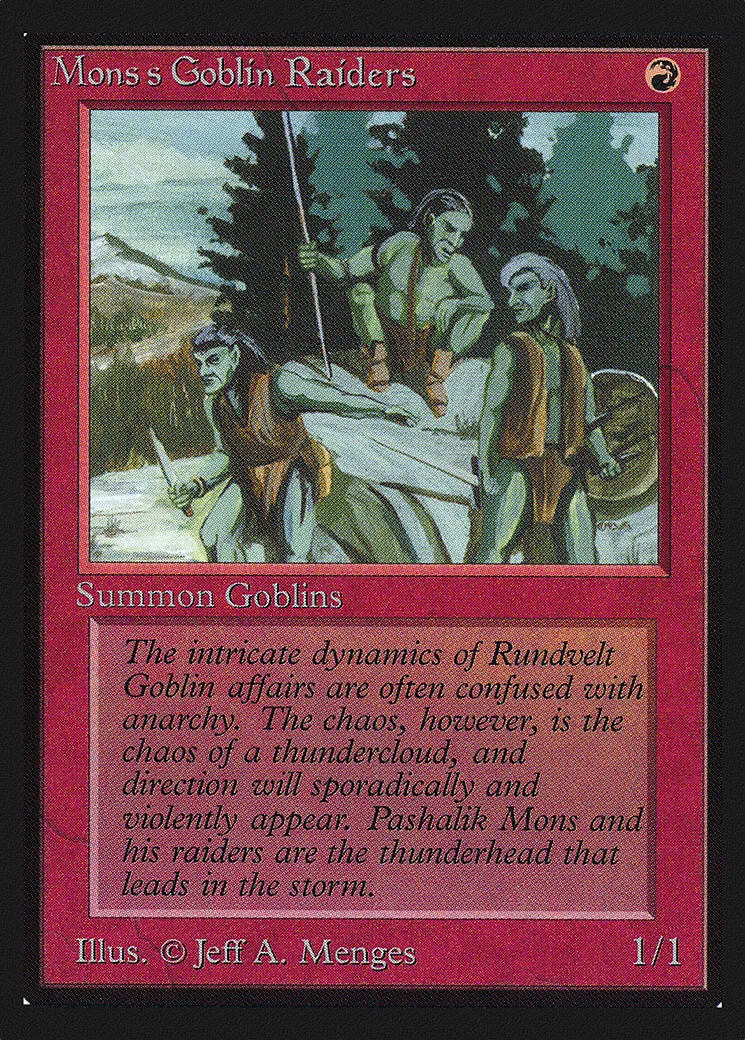 Mons's Goblin Raiders — Collectors' Edition — Magic: The Gathering