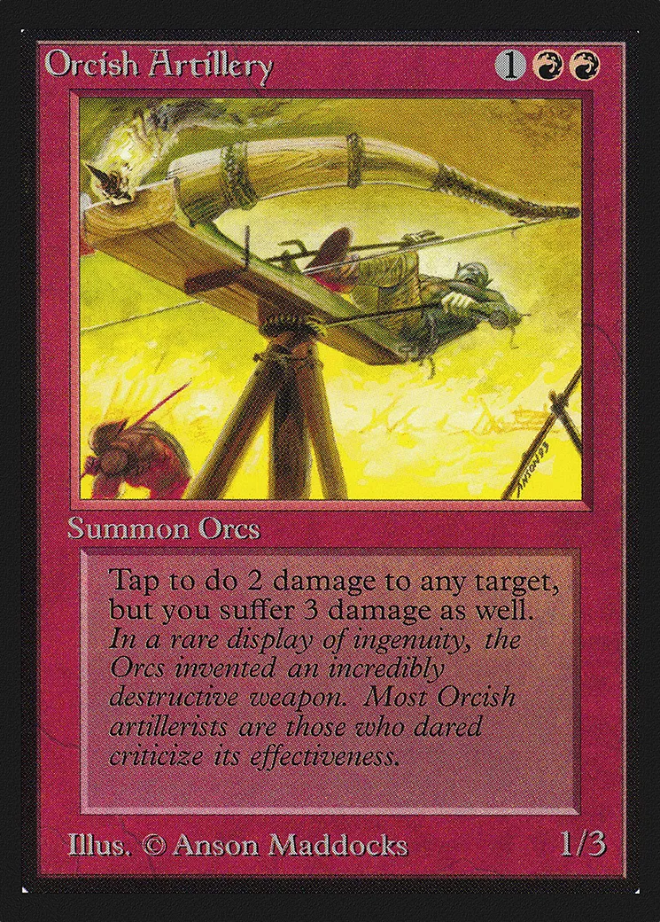 Artillerie orque — Collectors' Edition — Magic: The Gathering