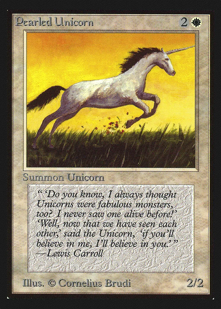 Pearled Unicorn — Collectors' Edition — Magic: The Gathering