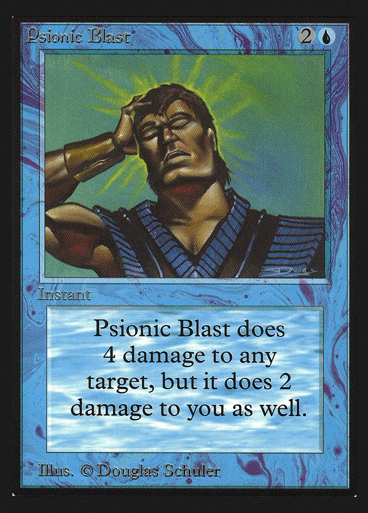 Psionic Blast — Collectors' Edition — Magic: The Gathering