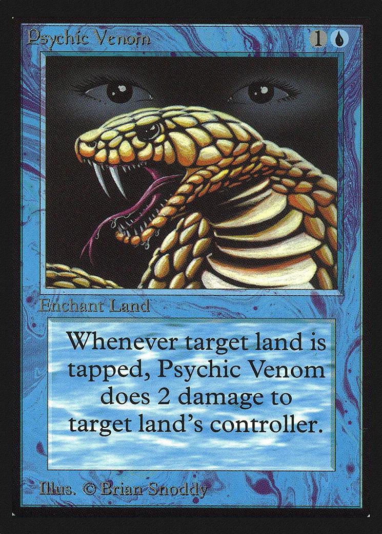 Psychic Venom from Collectors' Edition - Magic: The Gathering