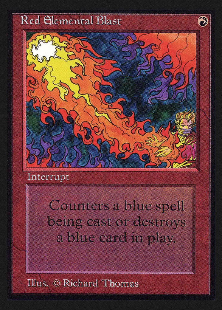 Red Elemental Blast — Collectors' Edition — Magic: The Gathering