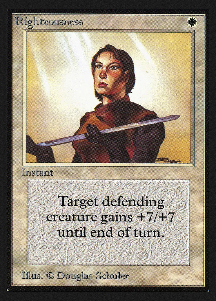 Righteousness — Collectors' Edition — Magic: The Gathering