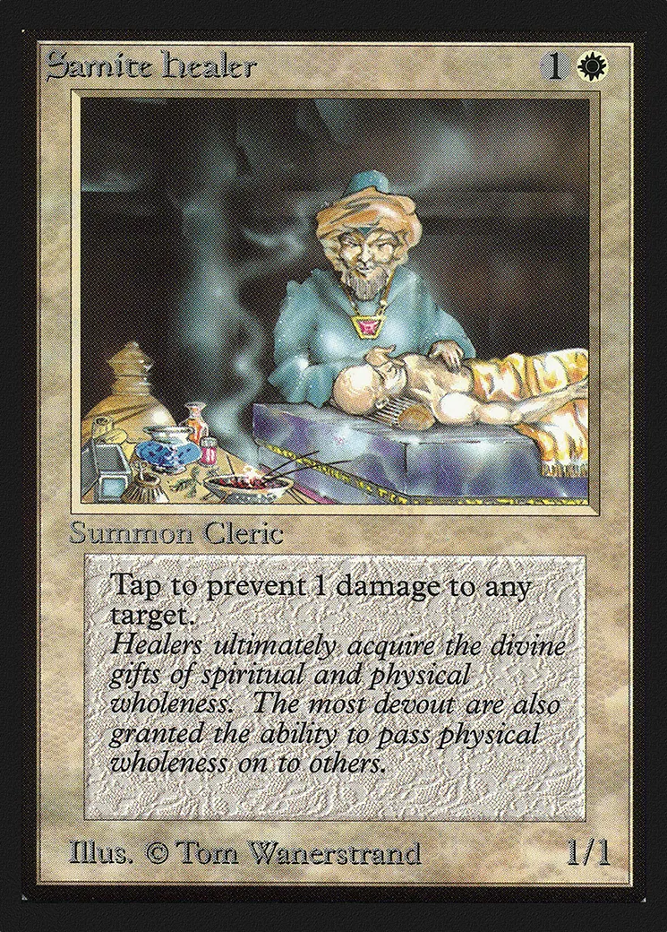 Samite Healer — Collectors' Edition — Magic: The Gathering