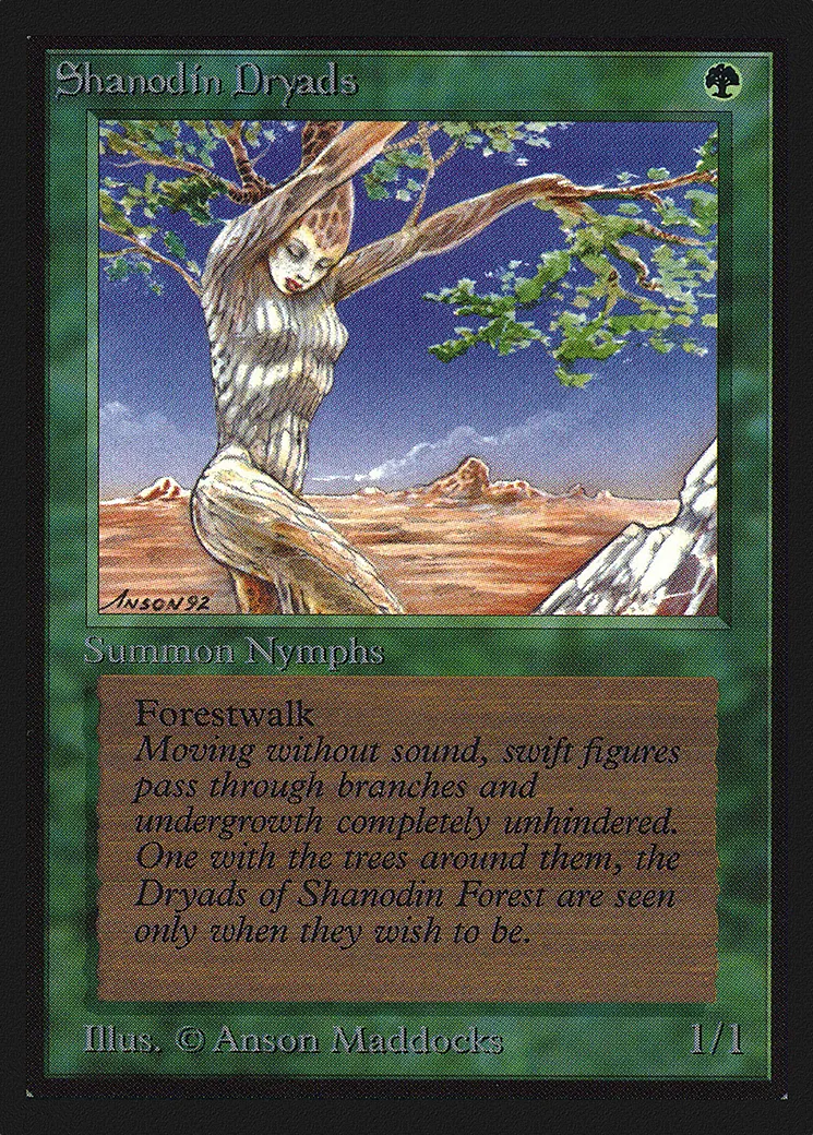 Shanodin Dryads — Collectors' Edition — Magic: The Gathering