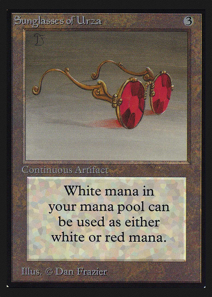 Lunettes solaires d'Urza — Collectors' Edition — Magic: The Gathering