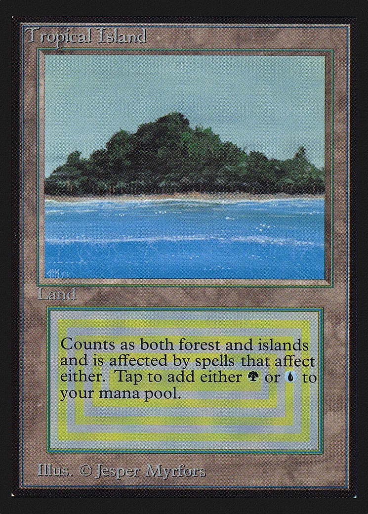 Tropical Island — Collectors' Edition — Magic: The Gathering