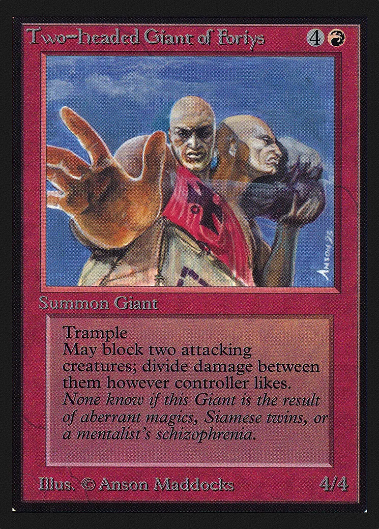 Two-Headed Giant of Foriys — Collectors' Edition — Magic: The Gathering