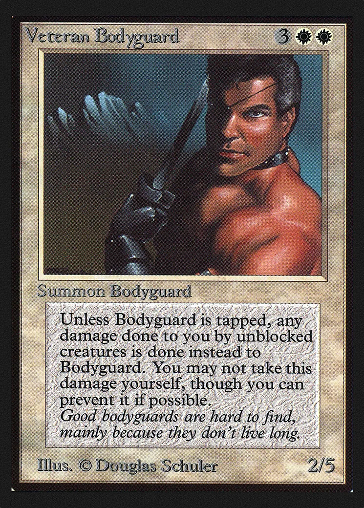 Veteran Bodyguard — Collectors' Edition — Magic: The Gathering