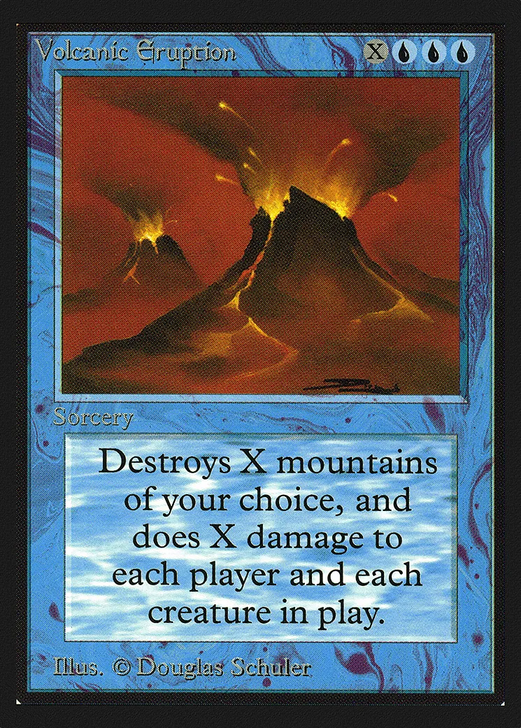 Eruption volcanique — Collectors' Edition — Magic: The Gathering