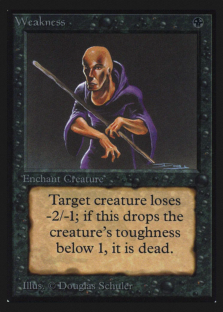 Faiblesse — Collectors' Edition — Magic: The Gathering