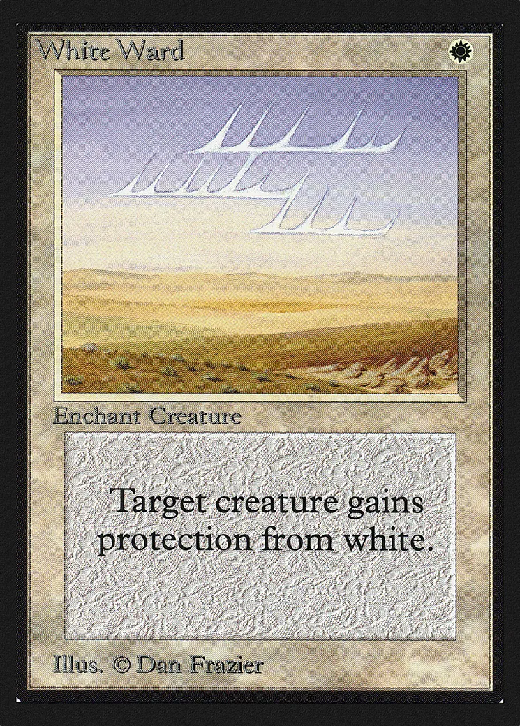 White Ward from Collectors' Edition - Magic: The Gathering