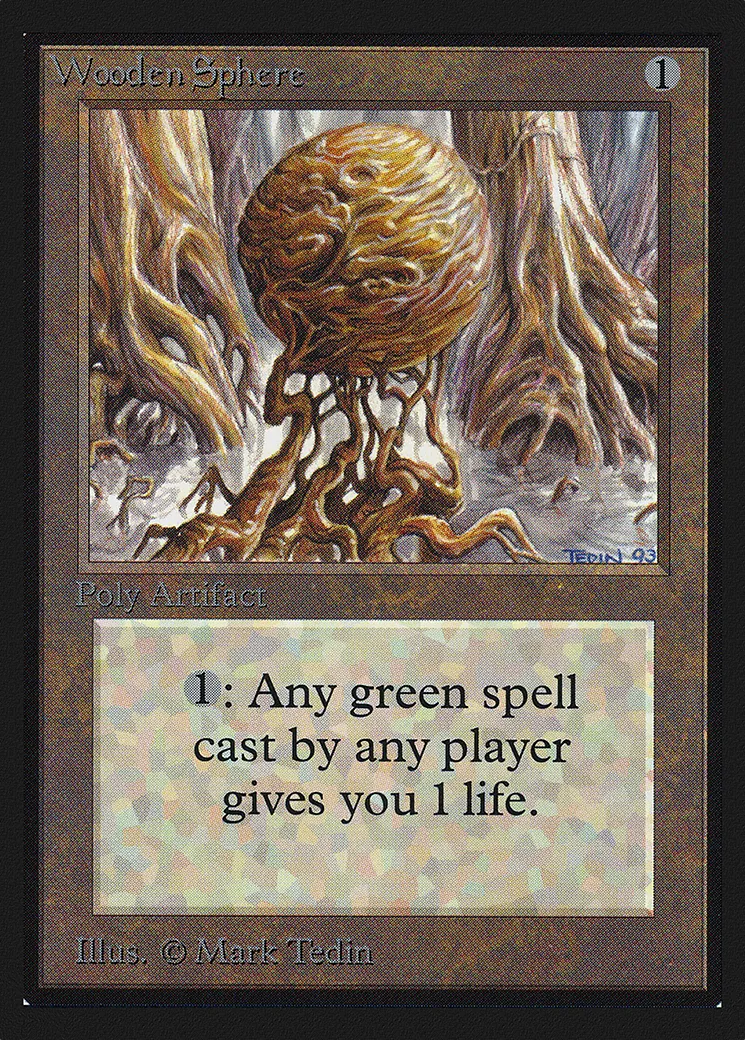 Wooden Sphere — Collectors' Edition — Magic: The Gathering