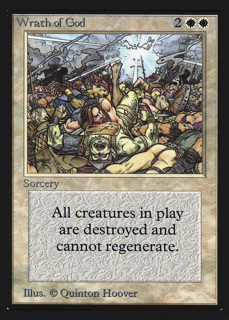 Wrath of God — Collectors' Edition — Magic: The Gathering