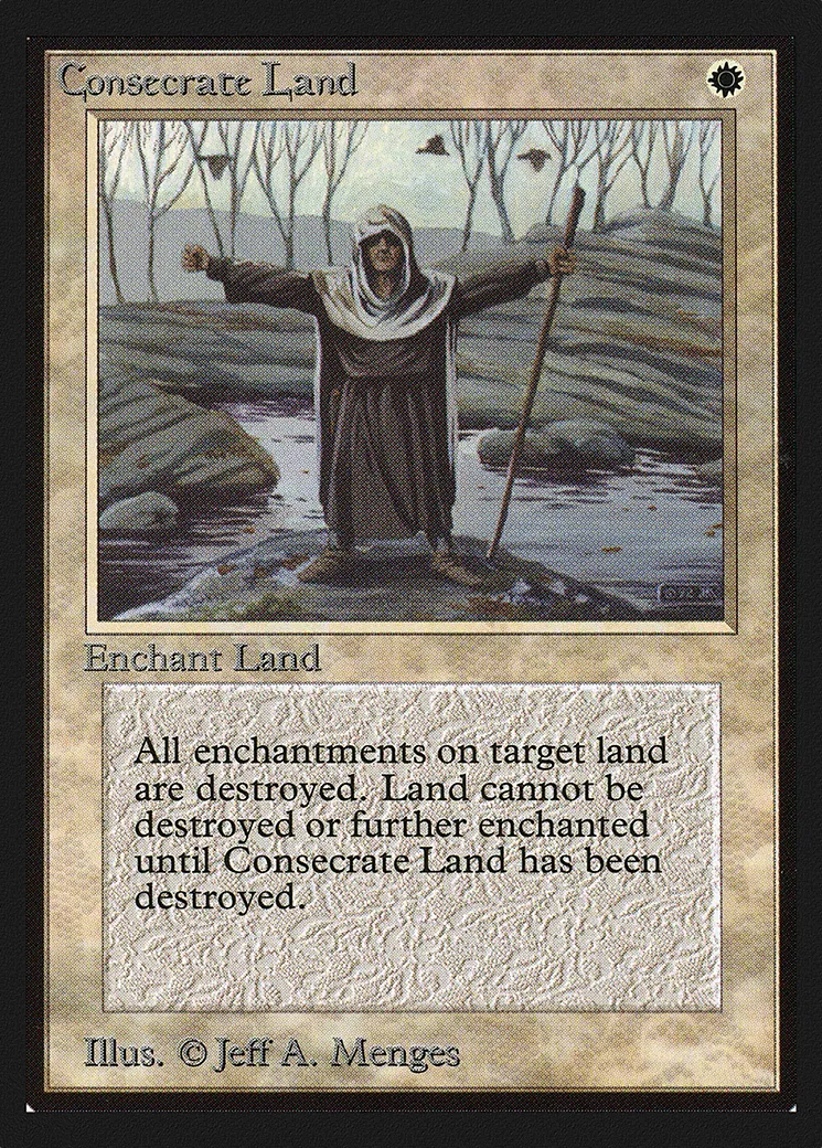 Consecrate Land — Intl. Collectors' Edition — Magic: The Gathering
