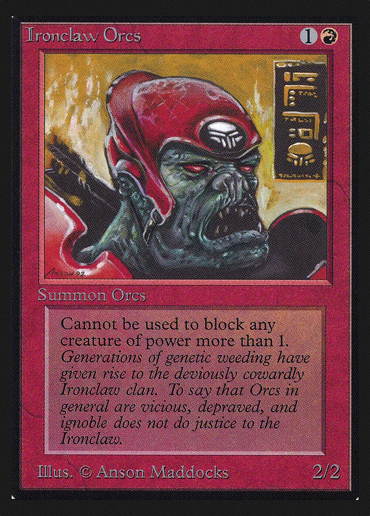 Orques de la griffe de fer — Intl. Collectors' Edition — Magic: The Gathering