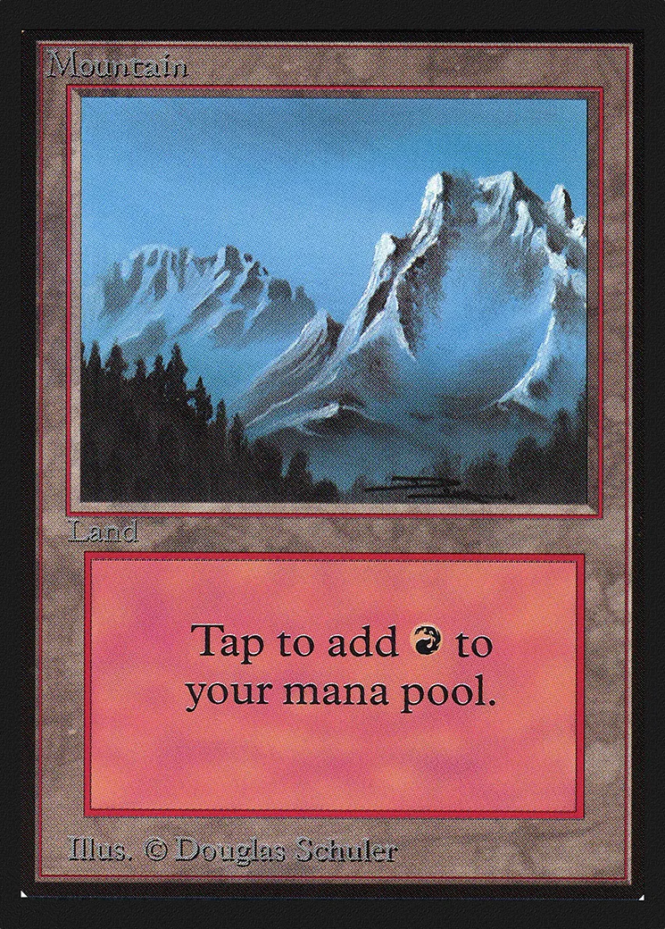 Mountain — Intl. Collectors' Edition — Magic: The Gathering