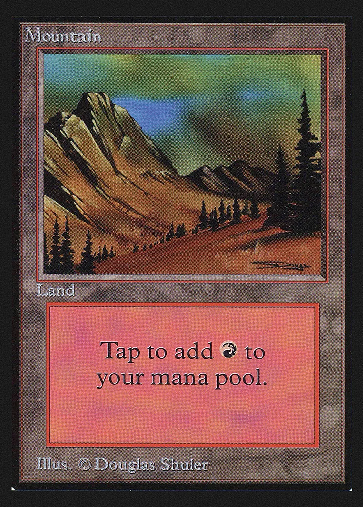 Mountain — Intl. Collectors' Edition — Magic: The Gathering