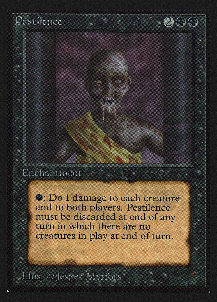 Pestilence — Intl. Collectors' Edition — Magic: The Gathering