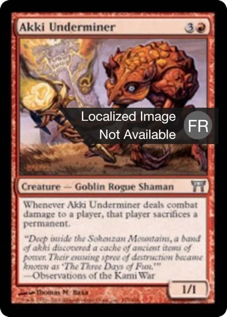 Akki sapeur — Champions of Kamigawa — Magic: The Gathering