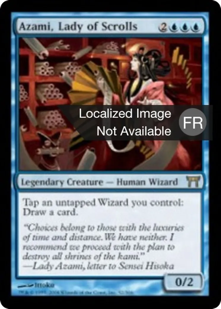 Azami, dame des parchemins — Champions of Kamigawa — Magic: The Gathering