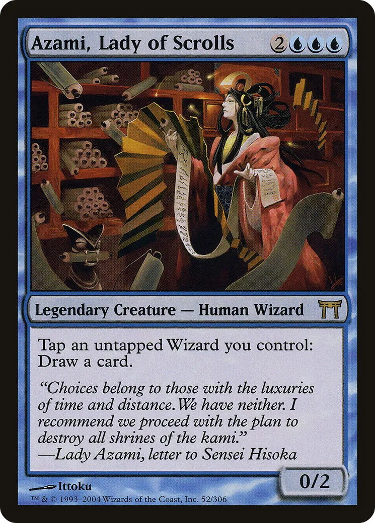 Azami, Lady of Scrolls — Champions of Kamigawa — Magic: The Gathering