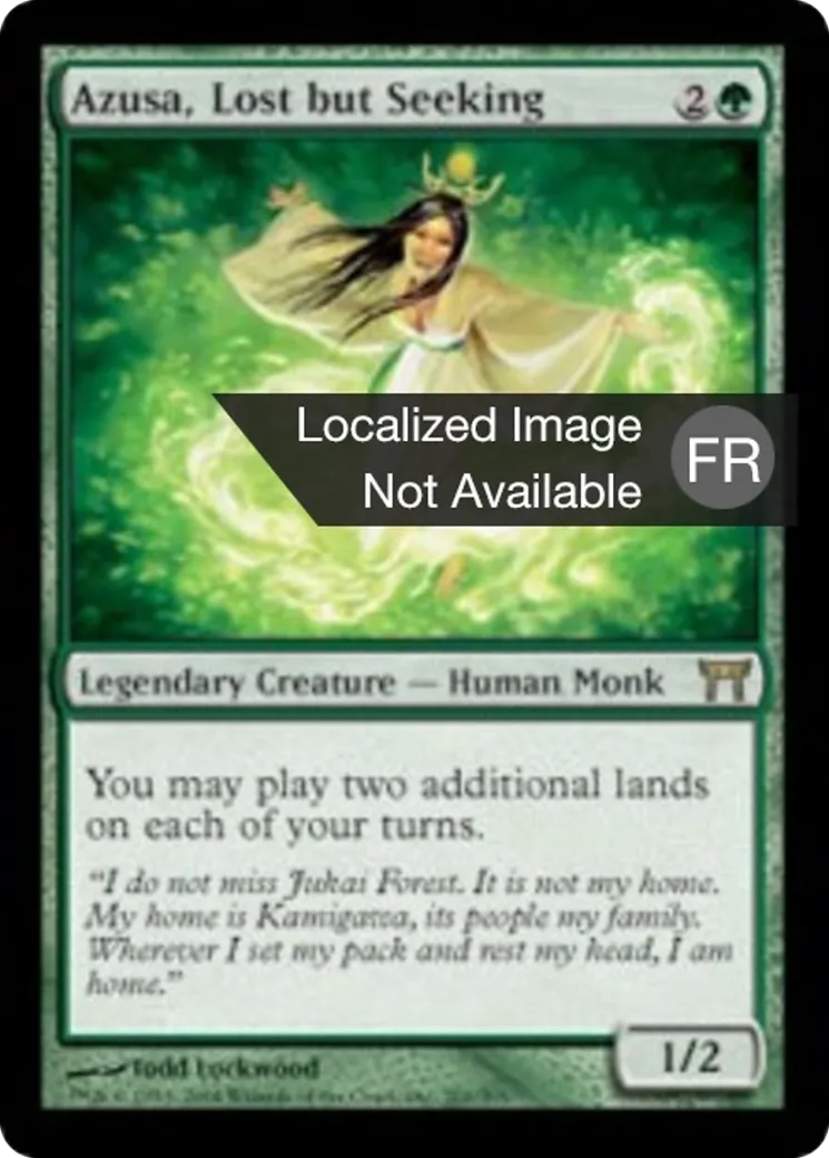 Azusa, égarée mais en quête — Champions of Kamigawa — Magic: The Gathering