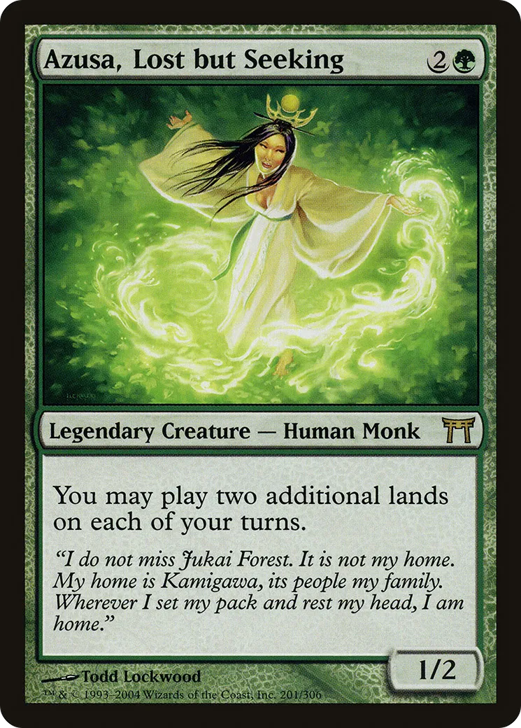 Azusa, égarée mais en quête — Champions of Kamigawa — Magic: The Gathering