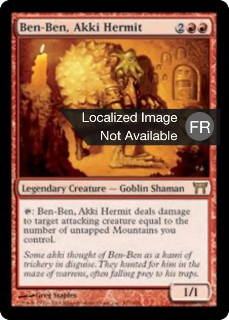 Ben-Ben, ermite akki — Champions of Kamigawa — Magic: The Gathering