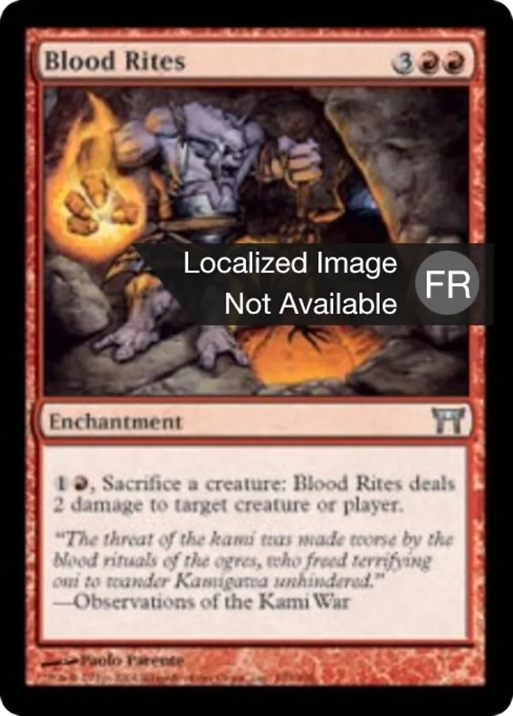 Sacres du sang — Champions of Kamigawa — Magic: The Gathering