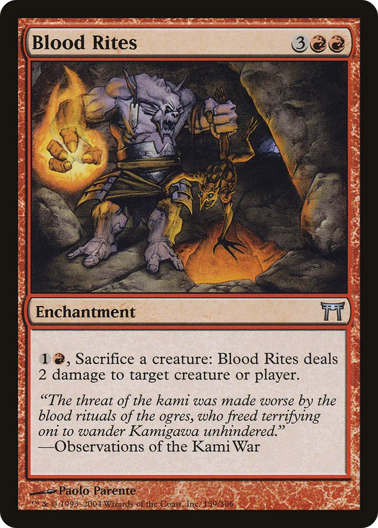 Blood Rites — Champions of Kamigawa — Magic: The Gathering