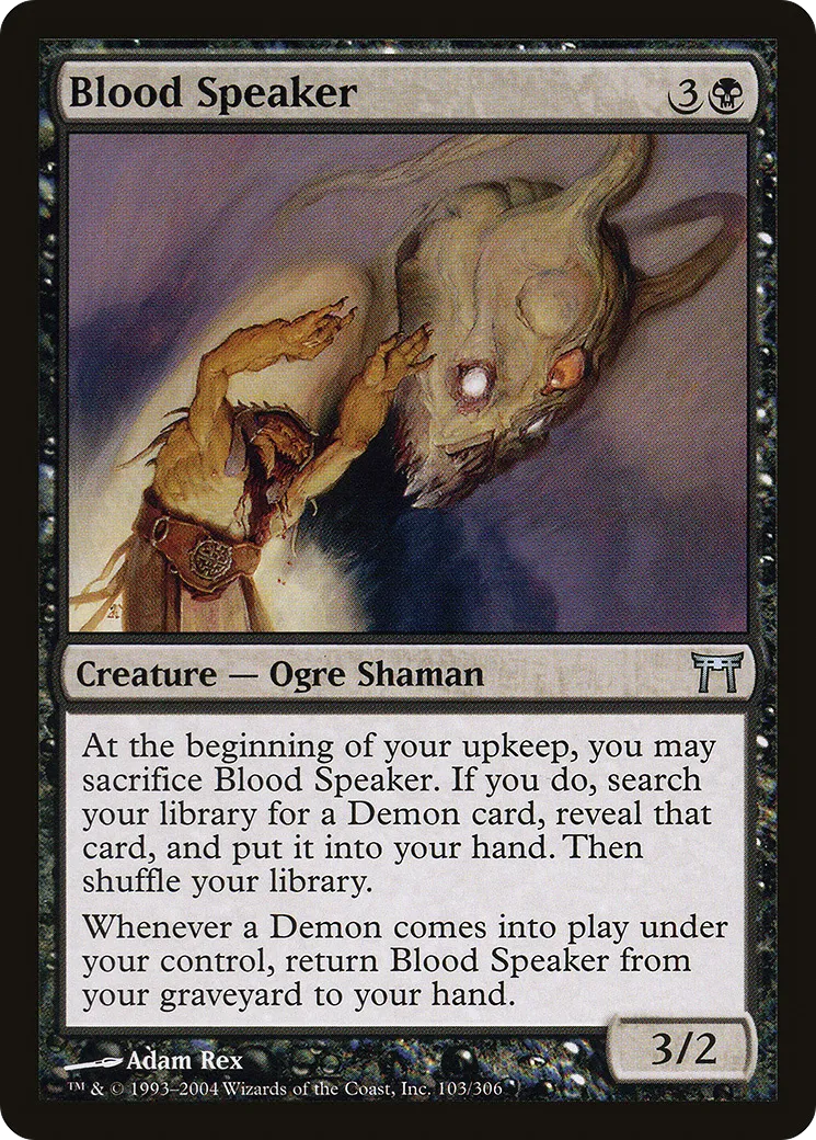 Orateur de sang — Champions of Kamigawa — Magic: The Gathering