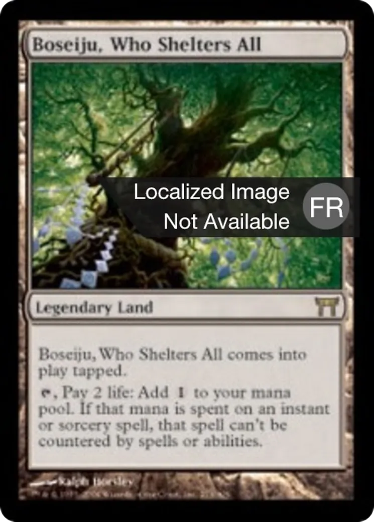 Boseiju, celui qui abrite Tout — Champions of Kamigawa — Magic: The Gathering