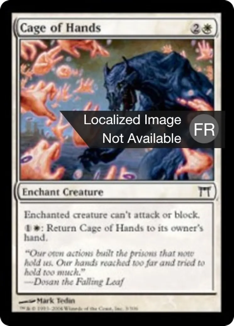 Cage de mains — Champions of Kamigawa — Magic: The Gathering