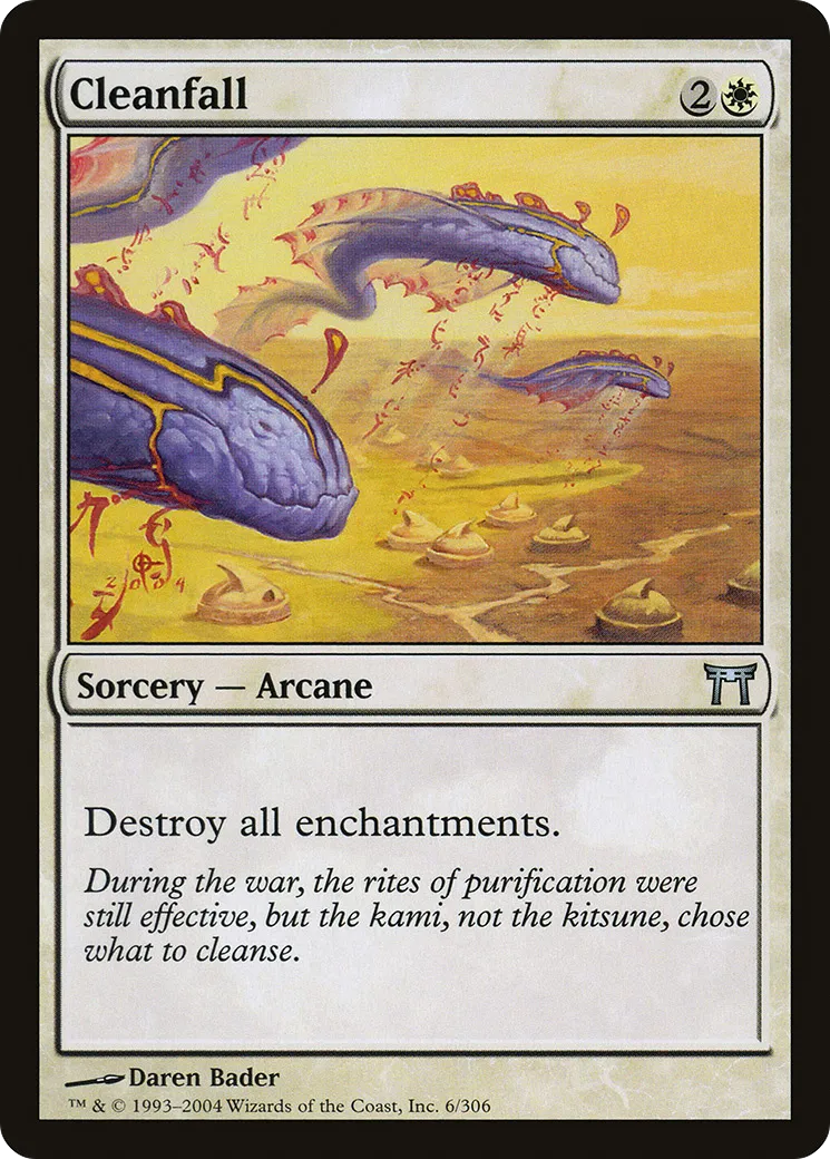 Cleanfall — Champions of Kamigawa — Magic: The Gathering