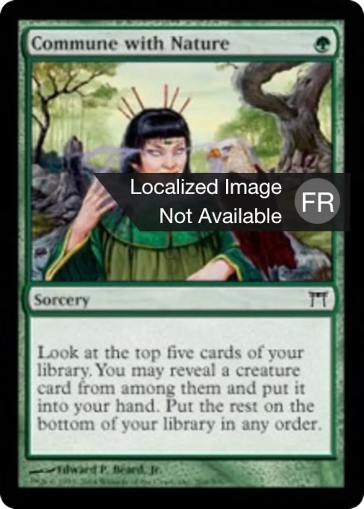 Communion avec la nature — Champions of Kamigawa — Magic: The Gathering