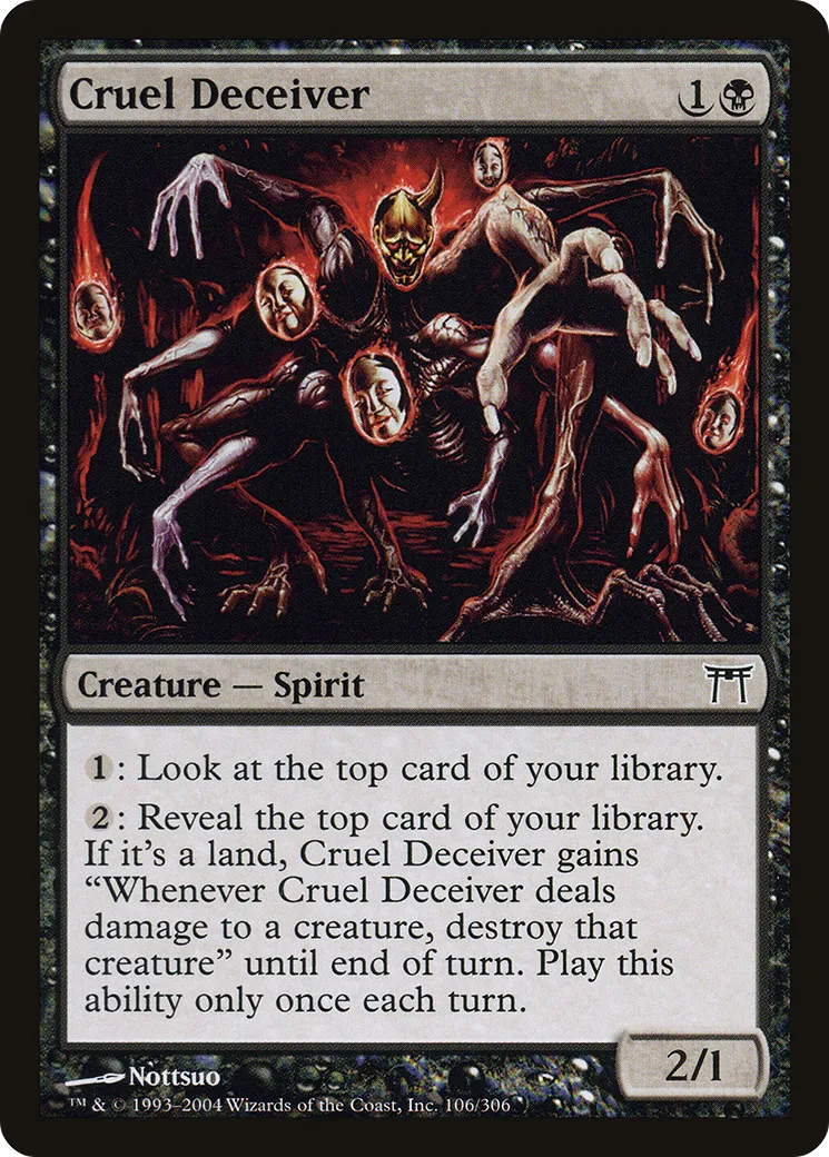 Cruel Deceiver — Champions of Kamigawa — Magic: The Gathering