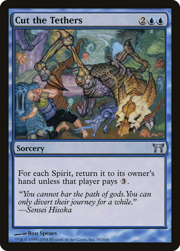 Cut the Tethers — Champions of Kamigawa — Magic: The Gathering