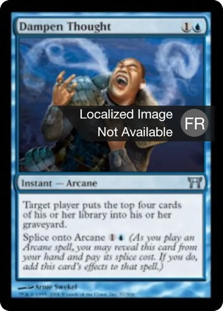 Pensée découragée — Champions of Kamigawa — Magic: The Gathering