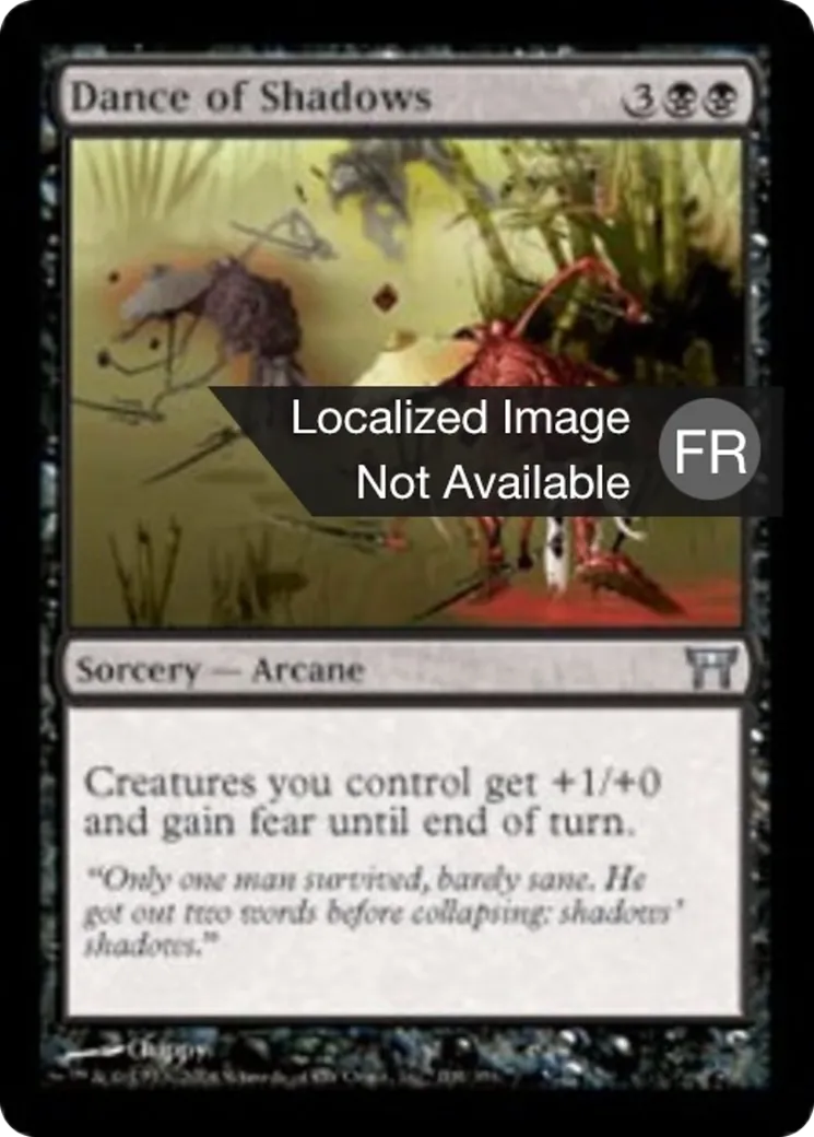 Danse des ombres — Champions of Kamigawa — Magic: The Gathering