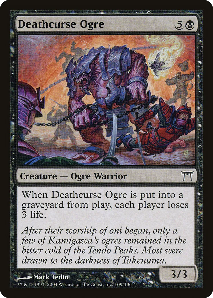 Ogre malemort — Champions of Kamigawa — Magic: The Gathering
