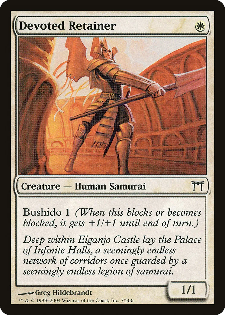 Serviteur dévoué — Champions of Kamigawa — Magic: The Gathering