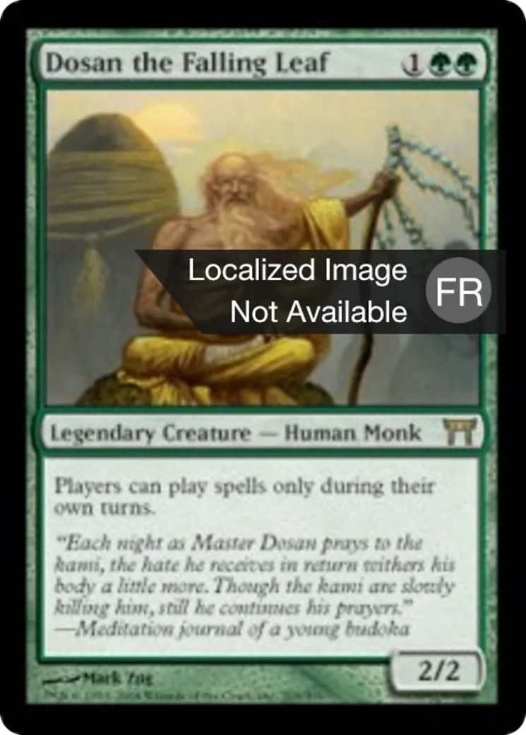 Dosan la feuille tombante — Champions of Kamigawa — Magic: The Gathering